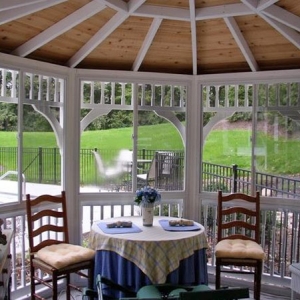 Inside View of Gazebo